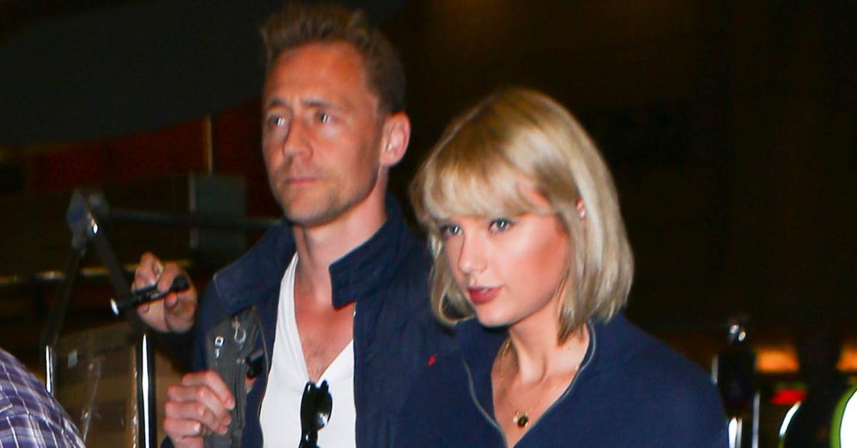 Taylor Swift and Tom Hiddleston are seen at LAX on July 6, 2016, in Los Angeles