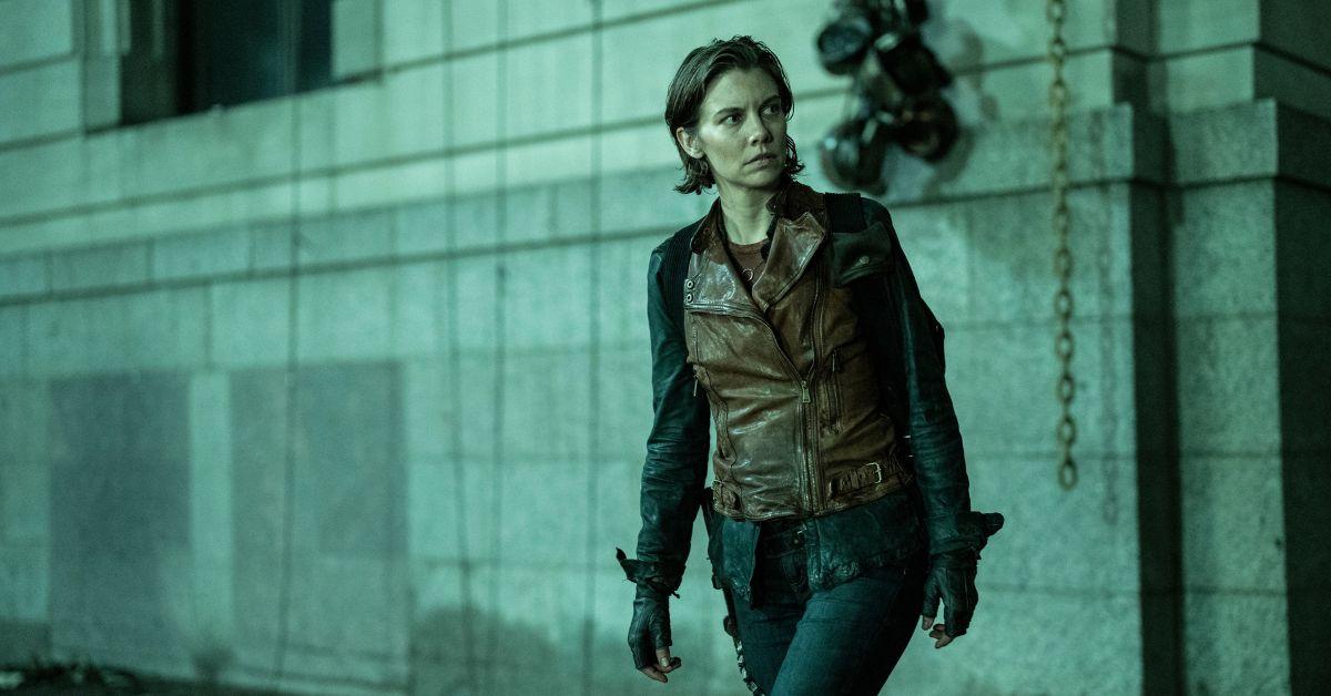 Lauren Cohan during a scene in the upcoming AMC show ‘The Walking Dead: Dead City’ 