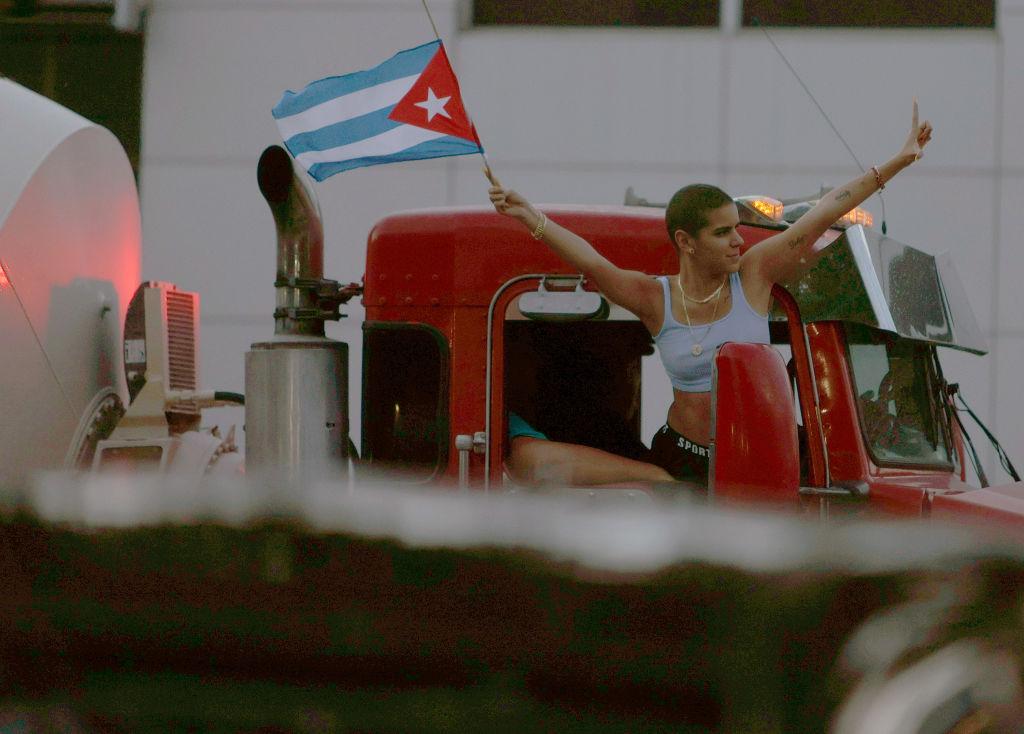 Protesta de Cuba