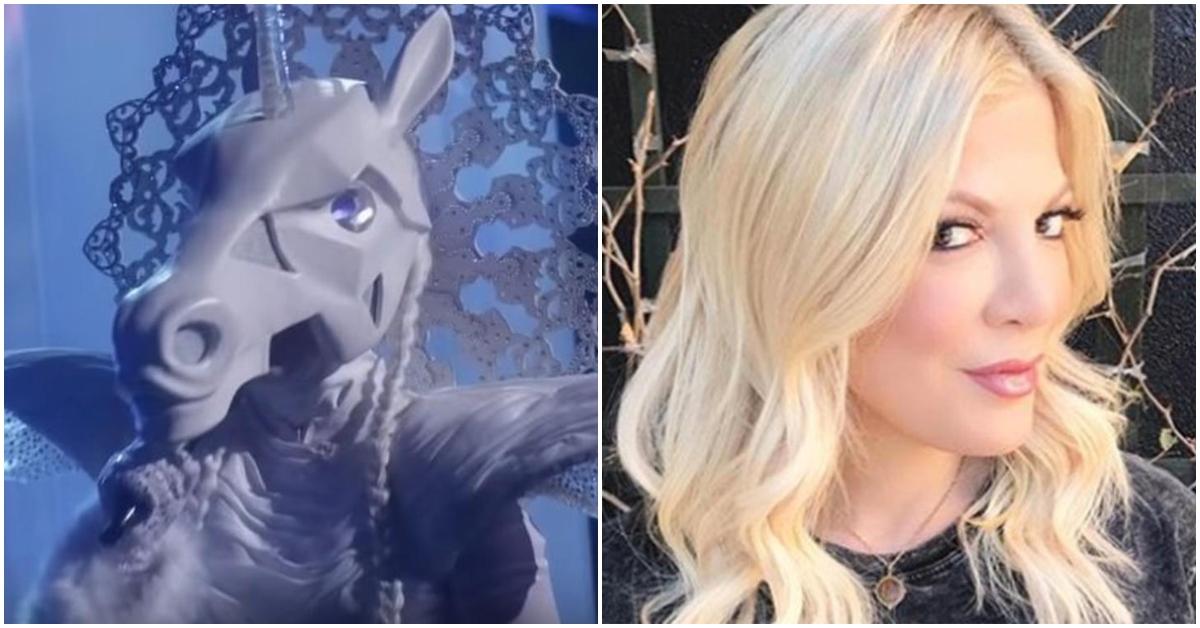 tori spelling masked singer