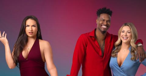 Elodie, De'Andre and Rowan for a 'You Me and My Ex' promotional still.