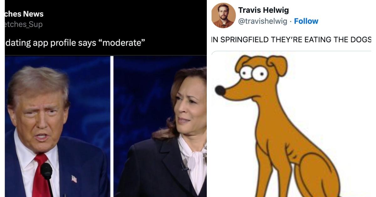 donald trump kamala harris debate memes