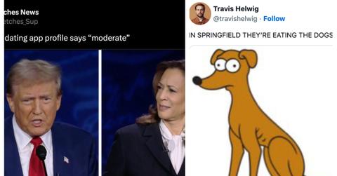 donald trump kamala harris debate memes
