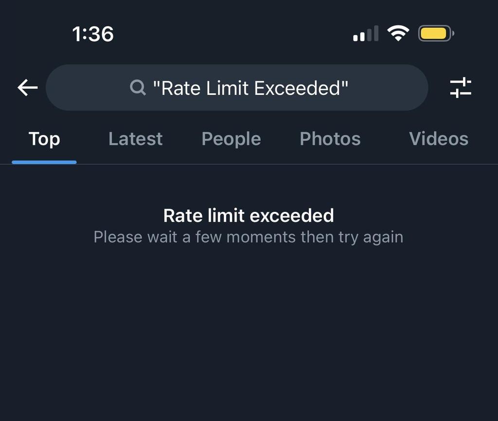 What Does "Rate Limit Exceeded" Mean on Twitter?