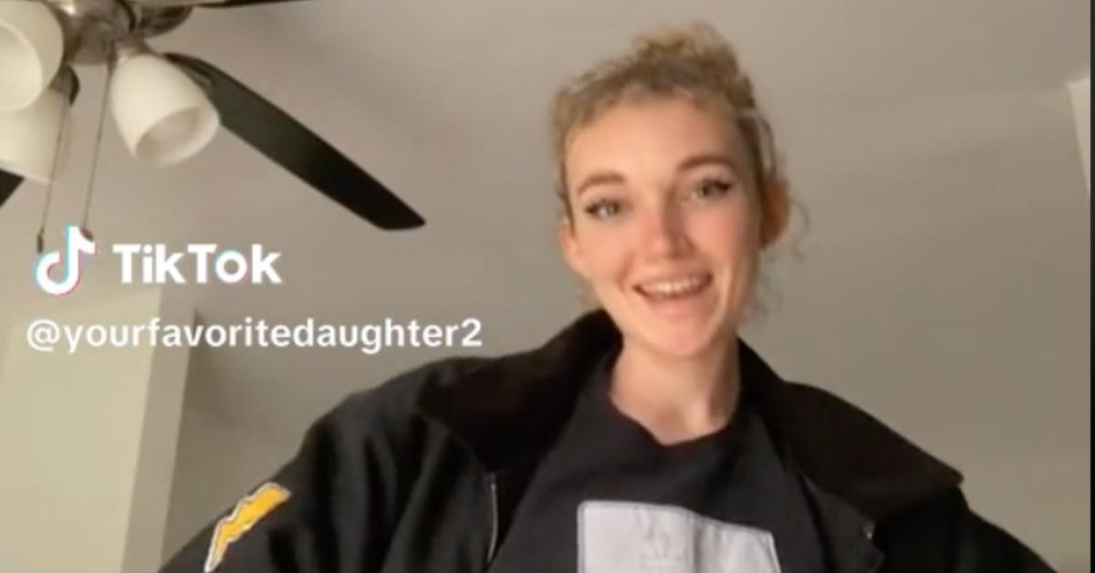 Madi Ruve in a TikTok video 