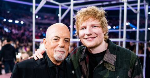 Billy Joel and Ed Sheeran at the 66th Grammy Awards on Feb. 4, 2024