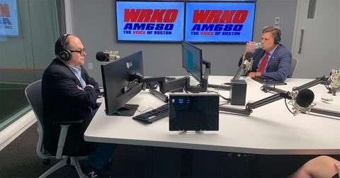 Jeff Kuhner with Geoff Diehl on his radio show.