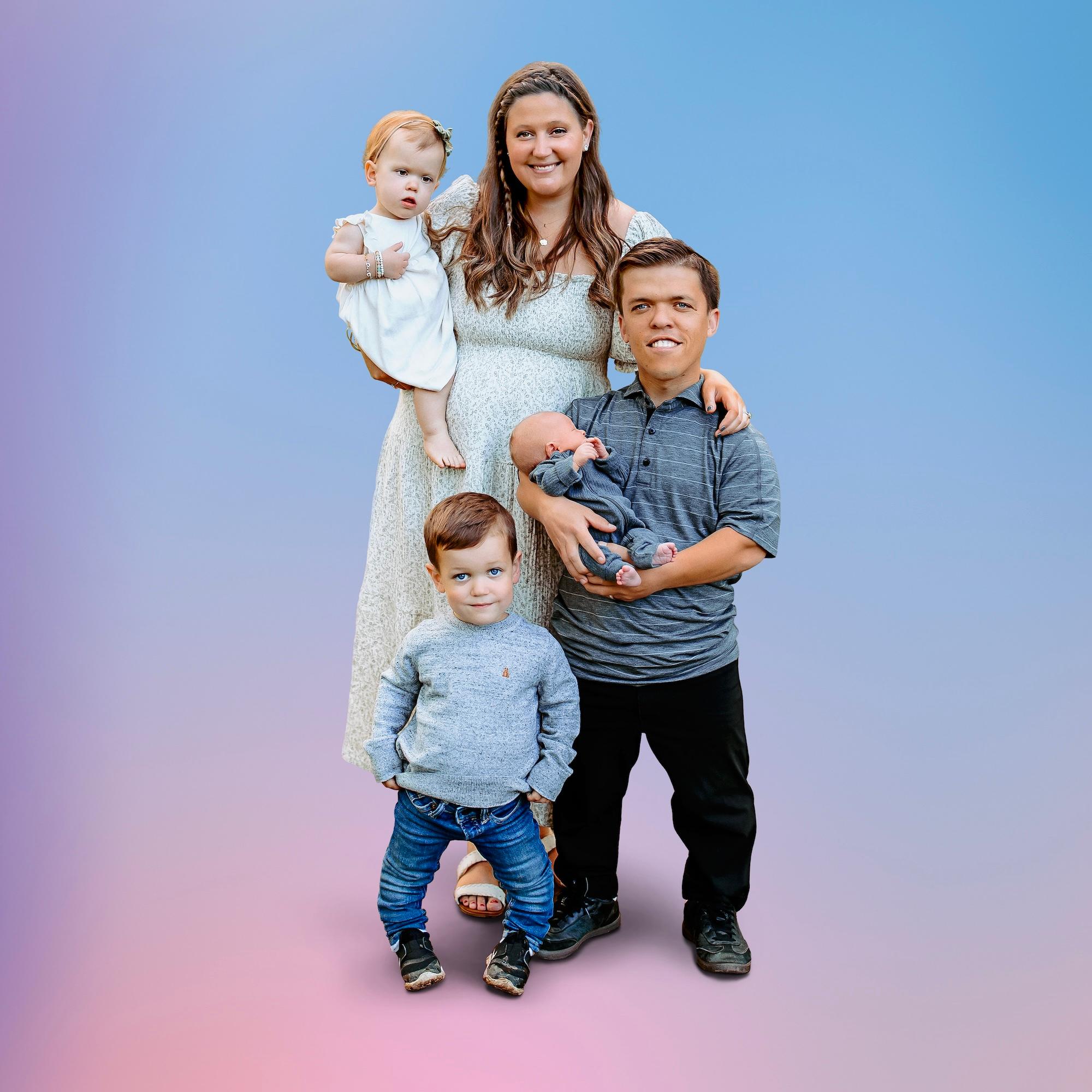 tori roloff, zach roloff, and Jackson, Lilah, and Josiah.