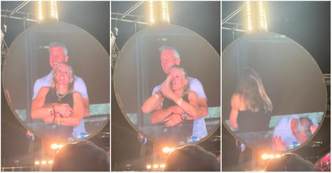 Couple caught having an affair on kiss cam at Coldplay concert.