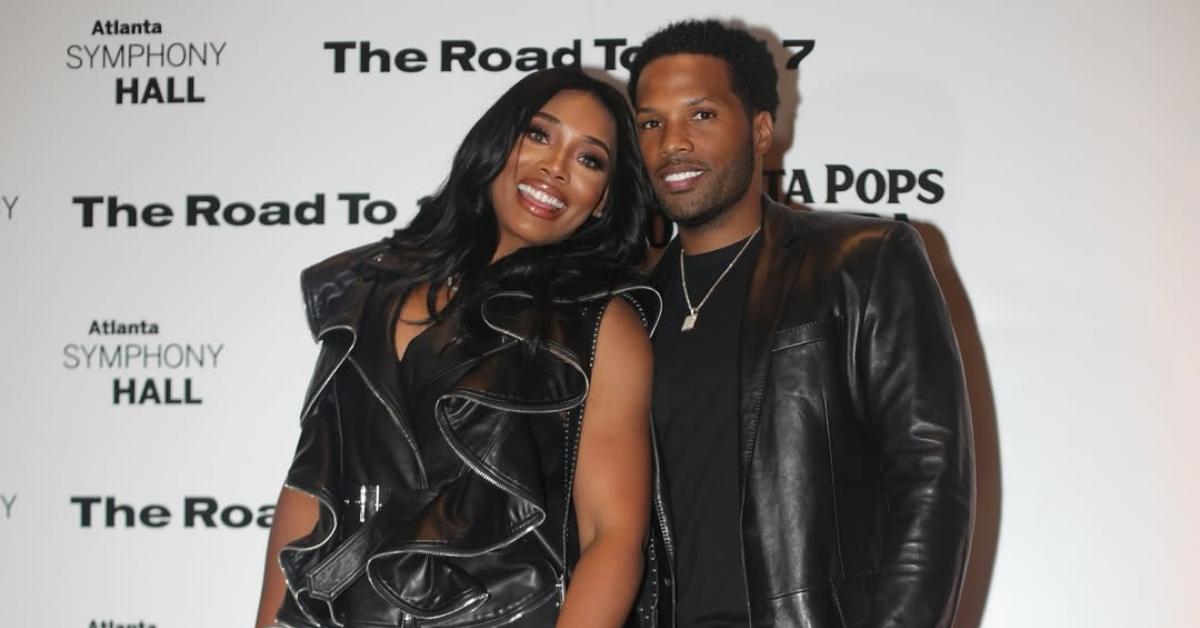 (l-r): Yandy Smith-Harris and Mendeecees Harris at an event
