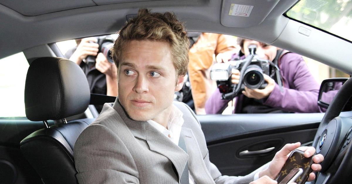 Spencer Pratt in his car