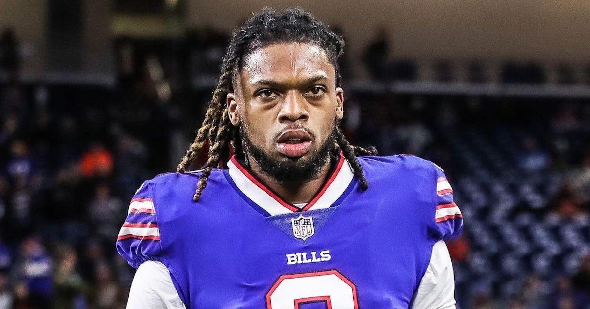 Damar Hamlin in a Buffalo Bills uniform