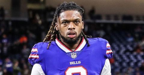 Damar Hamlin in a Buffalo Bills uniform