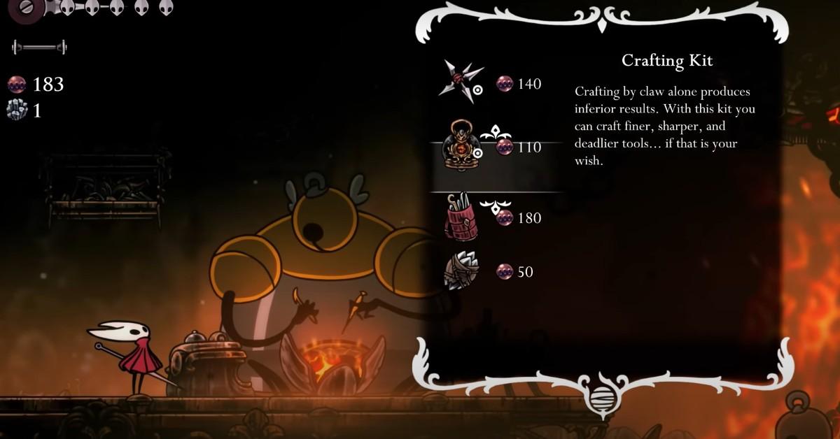 Still from the Hollow Knight silksong game