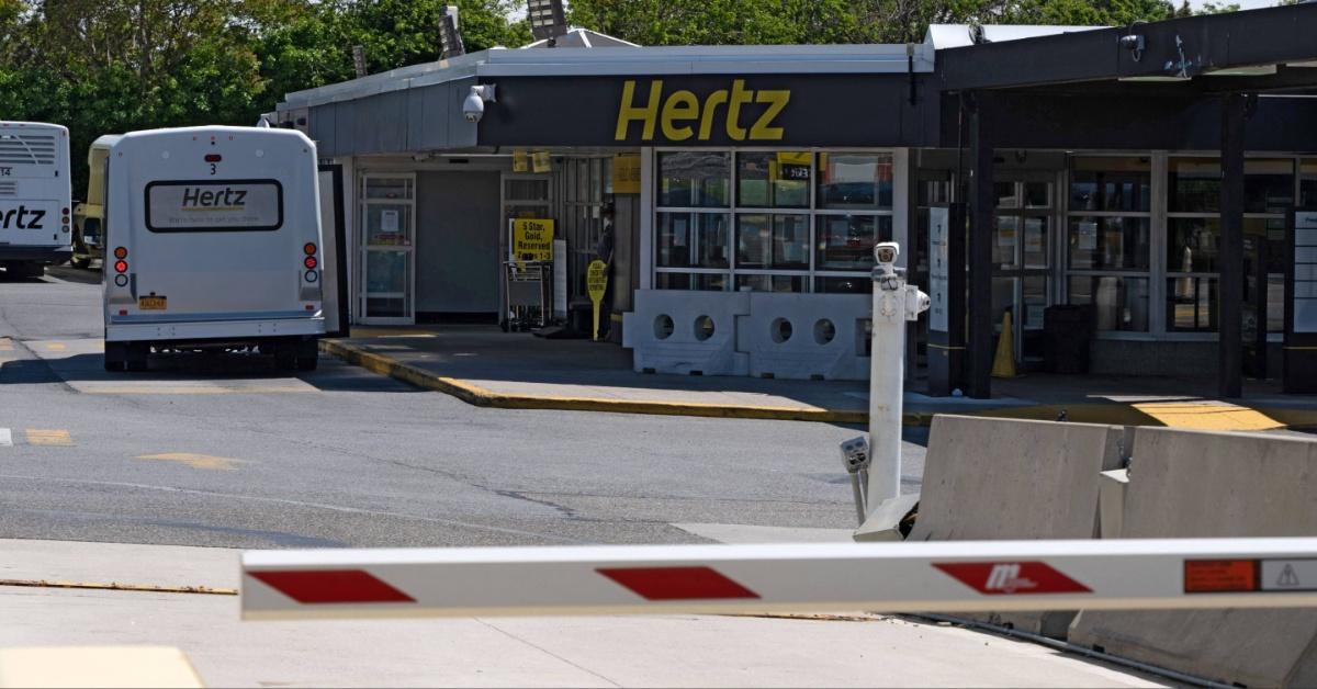 Hertz car rental. 