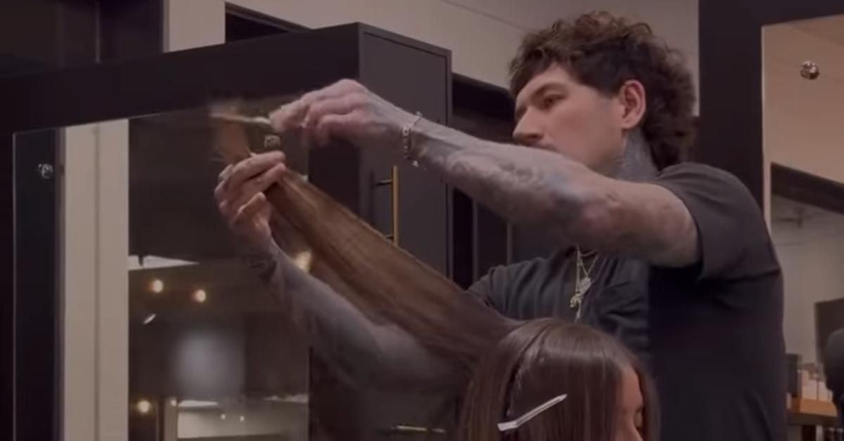 Celebrity hairstylist Graham Nation shares footage from his extension blending class demonstration.