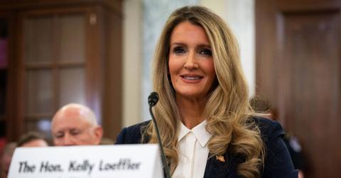 Kelly Loeffler at her confirmation hearing.