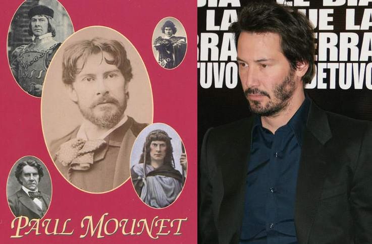 Paul Mounet and Keanu Reeves comparison