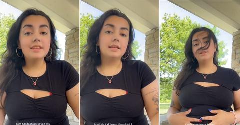 A woman got shot and her SKIMS bodysuit saved her