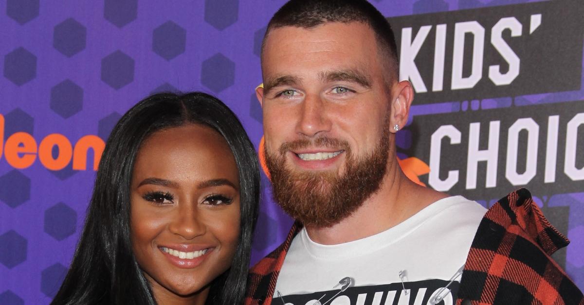 (l-r): Kayla Nicole and Travis Kelce