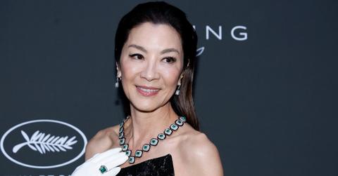 Michelle Yeoh attends the 2023 "Kering Women in Motion Award" during the 76th annual Cannes film festival on May 21, 2023 in Cannes, France. (Photo by Mike Coppola/Getty Images)