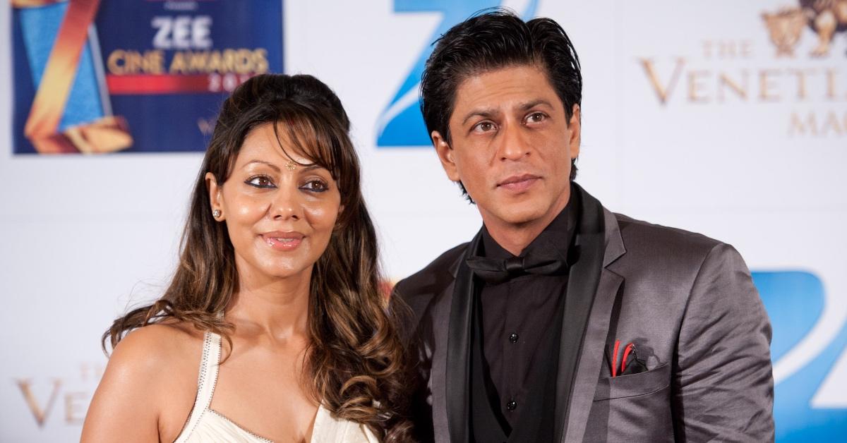 Gauri Khan and Shah Rukh Khan in 2012.