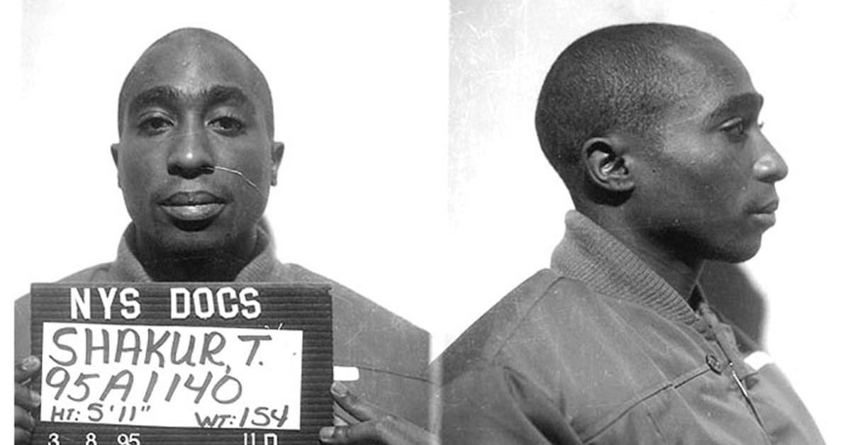 Tupac Shakur's mugshot