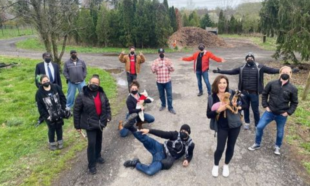 some of the crew of 'Tough Love With Hilary Farr'