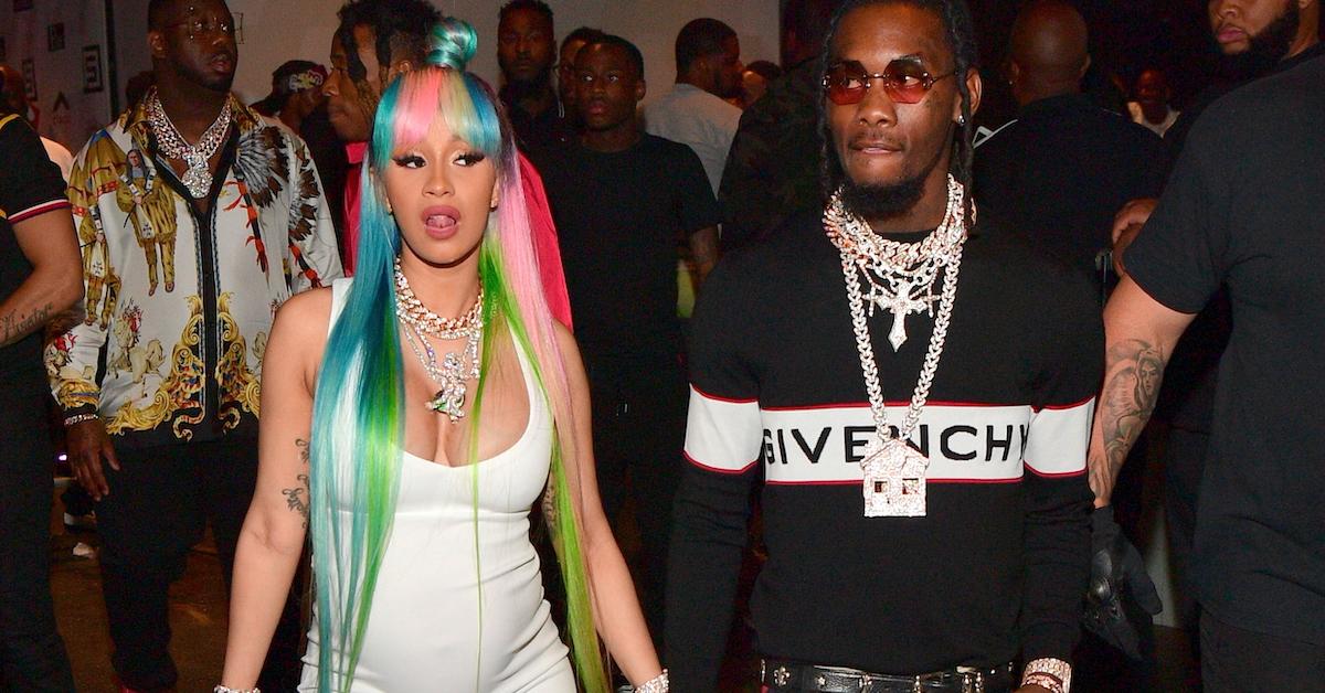 Cardi B and Offset at Gold Room on June 7, 2018 in Atlanta
