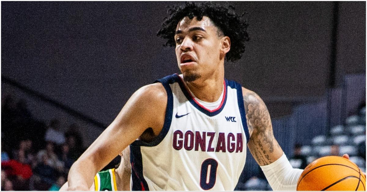 Gonzaga Bulldogs guard Julian Strawther