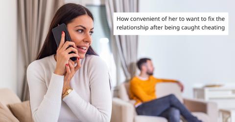 A woman thought it was unfair of her husband to ask her to stop contacting the person she had an emotional affair with.