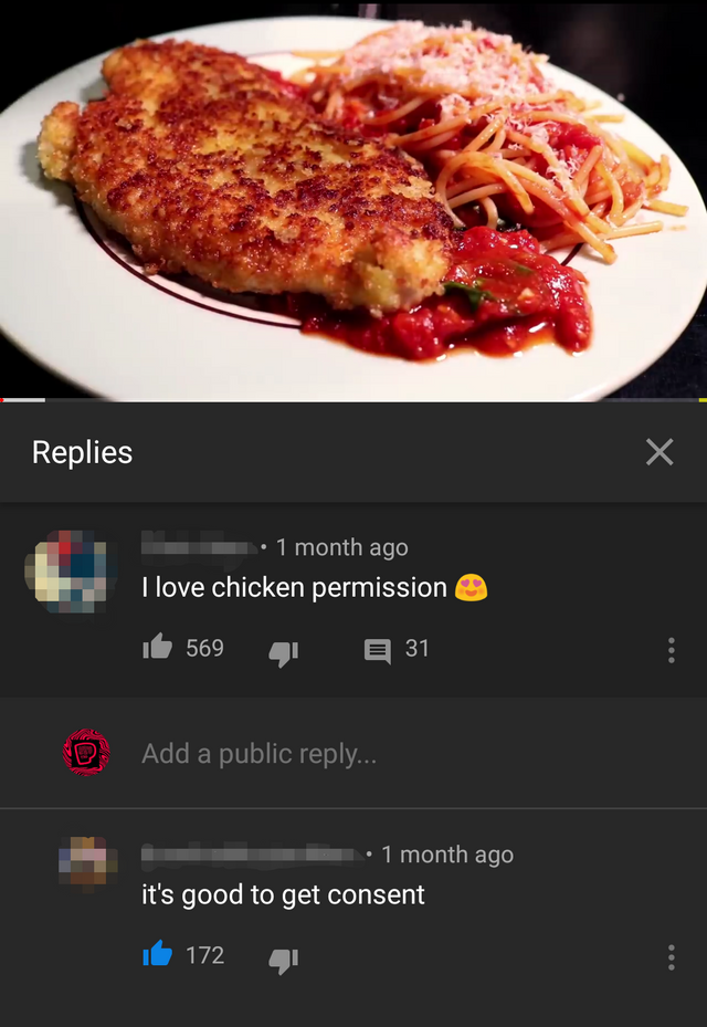 word misunderstandings chicken permission