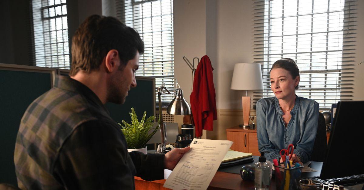 (l-r): David Giuntoli as Eddie and Rachel Nichols as Nicole 'A Million Little Things'