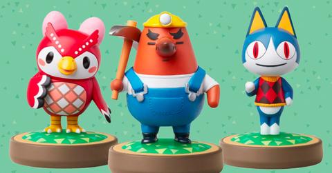 'Animal Crossing' Amiibos based on characters in the game.