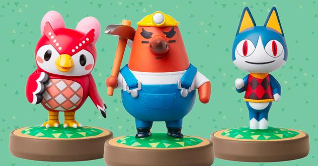 'Animal Crossing' Amiibos based on characters in the game.