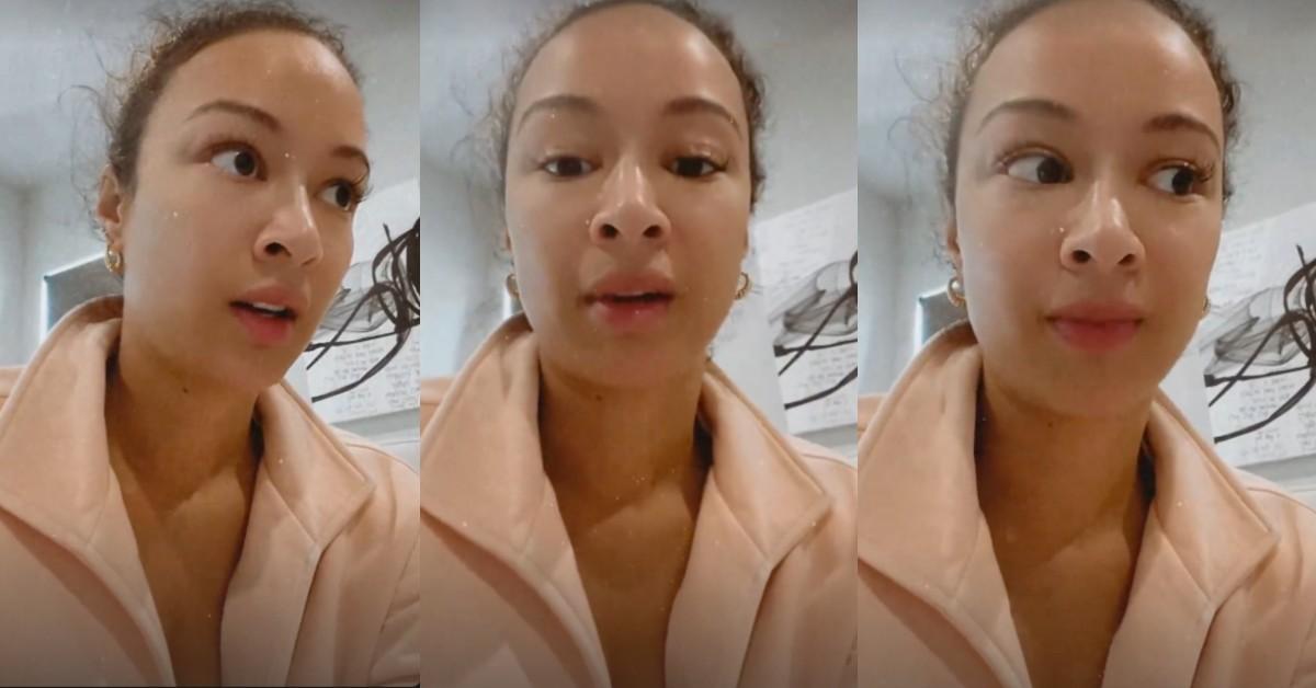 Draya Michele talking about what happened to her dad on Instagram