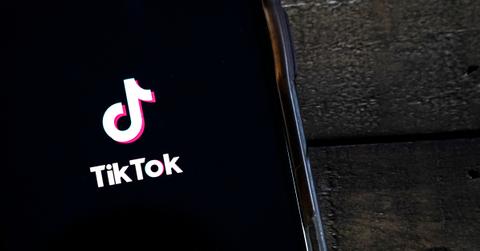 TikTok app symbol displayed on an iPhone screen