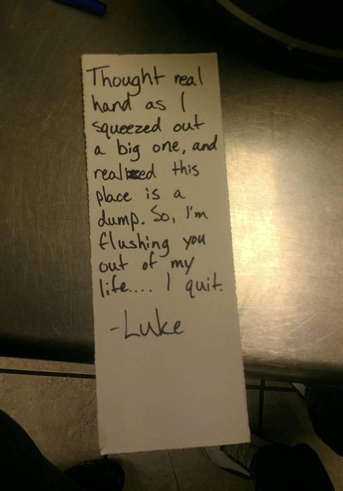 Funny Resignation Letters From People Who Had It With Their Job