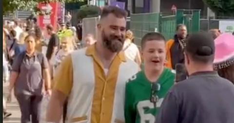 jason kelce fan taylor swift concert