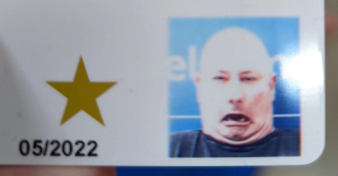 Costco Member Sneezes ID Picture