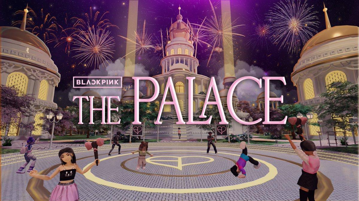 'Roblox' promo art for the BlackPink The Palace in-game experience.