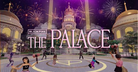 'Roblox' promo art for the BlackPink The Palace in-game experience.