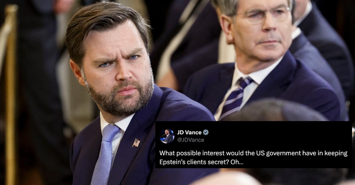 JD Vance Used to Post About Jeffrey Epstein's Client List — He Stopped After Becoming the VP