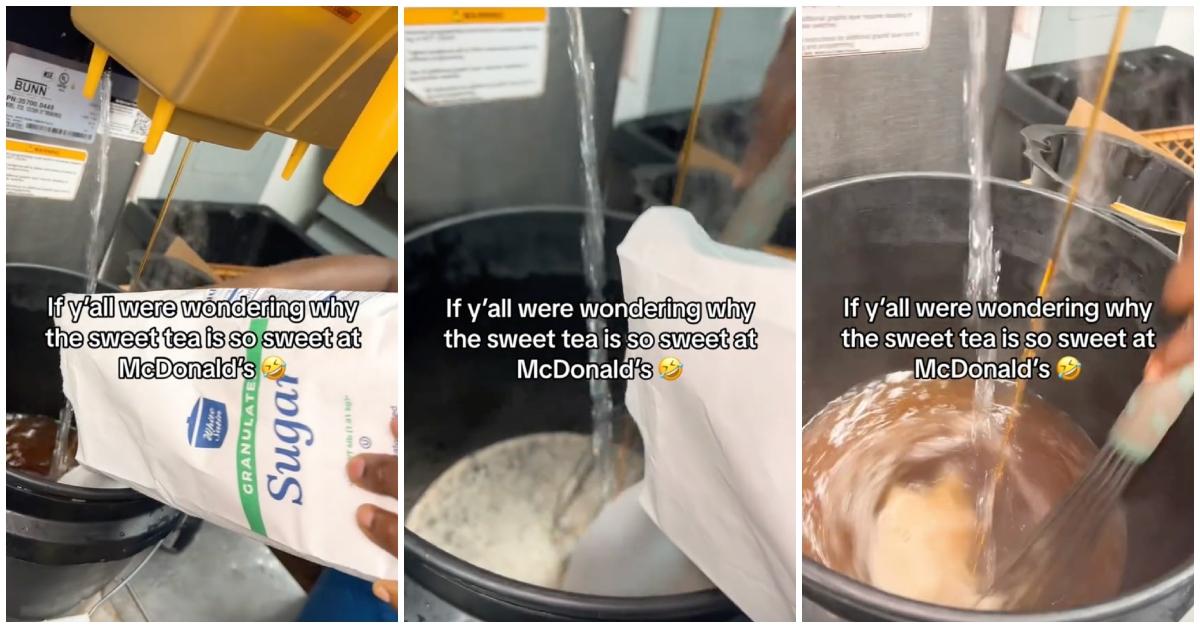 Video Shows the Wild Amount of Sugar in McDonald's Sweet Tea