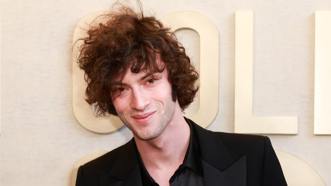 Dominic Sessa at the 81st Golden Globe Awards held at the Beverly Hilton Hotel on Jan. 7, 2024 