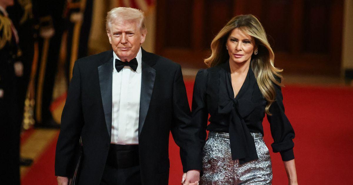Donald Trump along with Melania Trump
