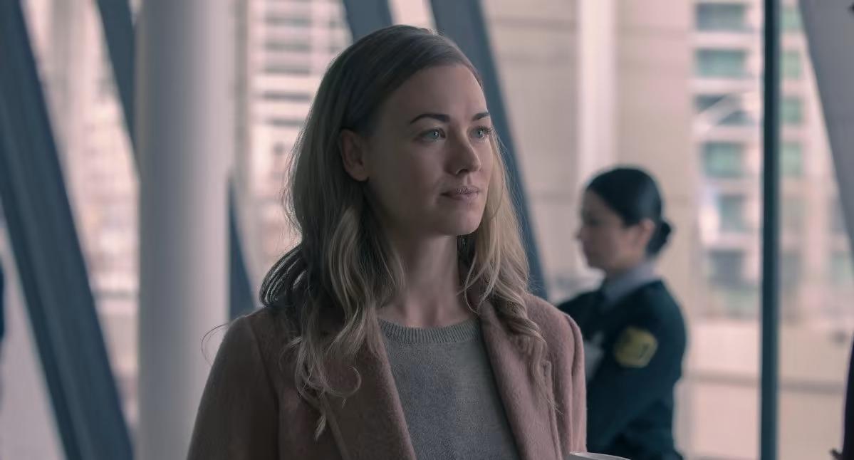 Yvonne Strahovski as Serena in 'The Handmaid's Tale'