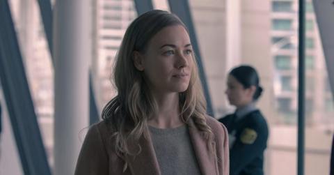 Yvonne Strahovski as Serena in 'The Handmaid's Tale'
