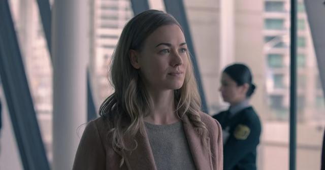 Yvonne Strahovski as Serena in 'The Handmaid's Tale'