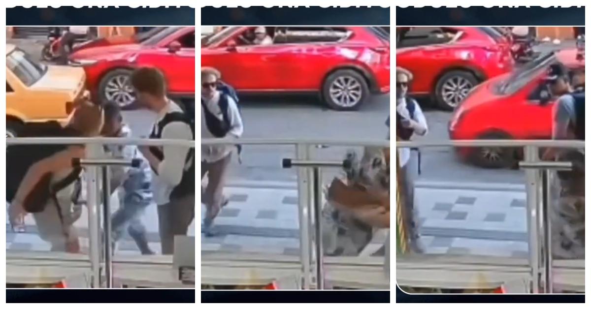 Man Is Instantly Internet's Most Hated for Hiding Behind Wall During Girlfriend's Mugging